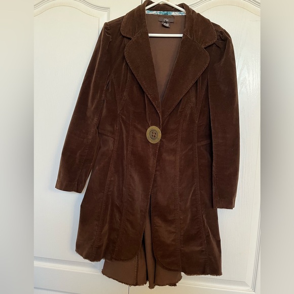 Luii Jackets & Blazers - Luii Brown Corduroy Blazer